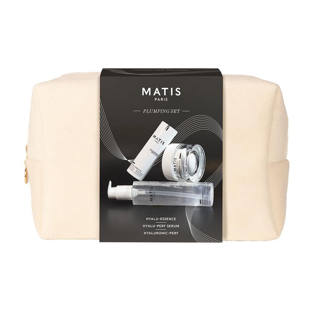 Набір для обличчя Matis Reponse Corrective Plumping Set (крем, 50 мл + сироватка, 30 мл + лосьйон, 200 мл + косметичка)